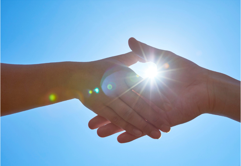 Handshake Handschlag des Vertrauens Vorsorge Nachlassplanung